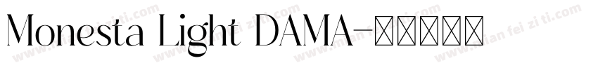 Monesta Light DAMA字体转换
